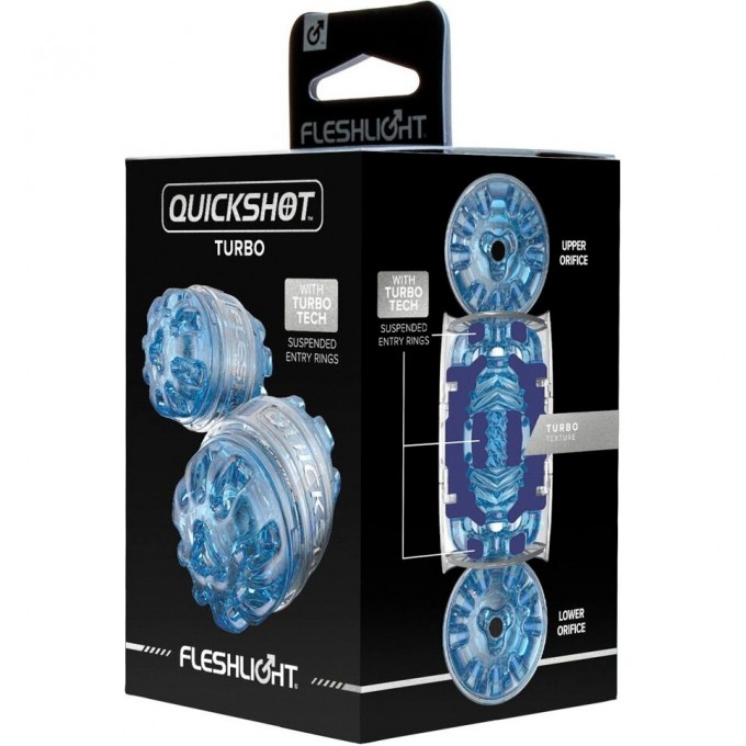 Мастурбатор FLESHLIGHT QUICKSHOT TURBO BLUE ICE 810476010928 Мастурбатор FLESHLIGHT QUICKSHOT TURBO BLUE ICE 810476010928